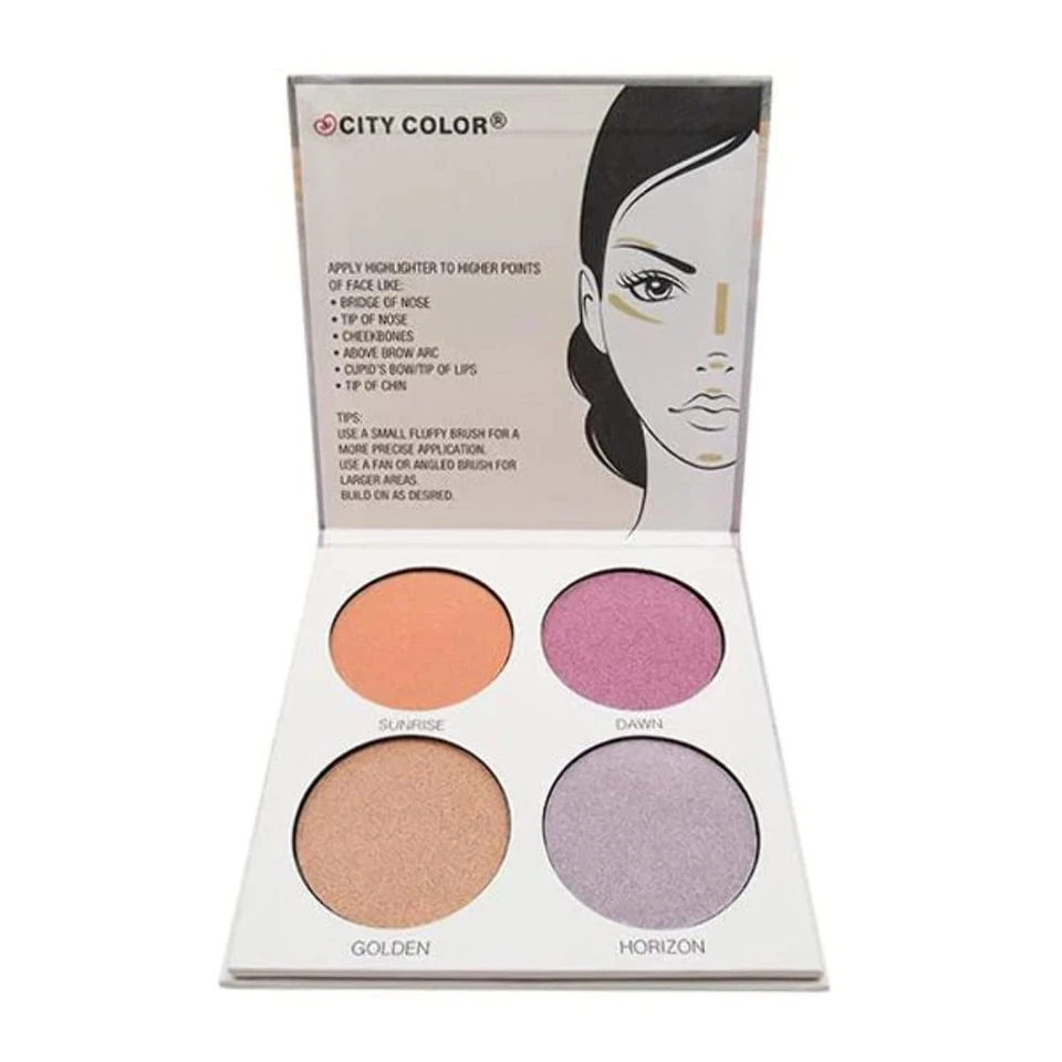 CITY COLOR Glow Pro Dawn Highlighting Palette - Image 2 of 2