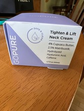 Go Pure Tighten Lift Neck Firming Cream 1.7 Oz 50ml Exp. 3/28