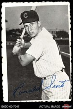 1969 Topps Deckle Edge #19 Ron Santo Cubs HOF 3 - VG