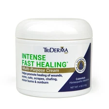 TriDerma Intense Fast Healing Cream for Rashes & Cuts - 4 oz
