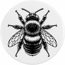 'Bumblebee Resting' Button Pin Badges (BB054859)