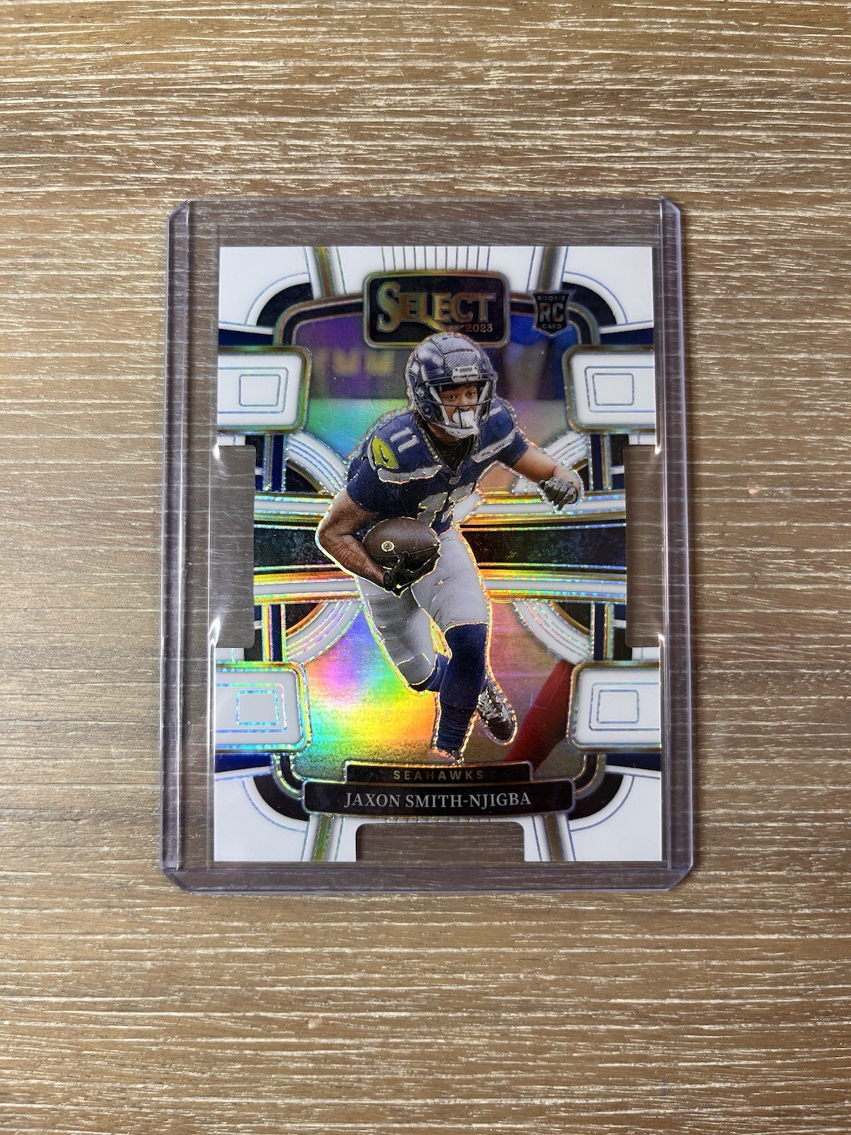2023 Panini Select #87 Jaxon Smith-Njigba Rookie RC White Prizm Die-Cut /199