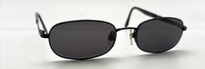 Vintage Sergio Tacchini S.T. 1080-S Black Oval Sunglasses W/ NEW LENSES Italy