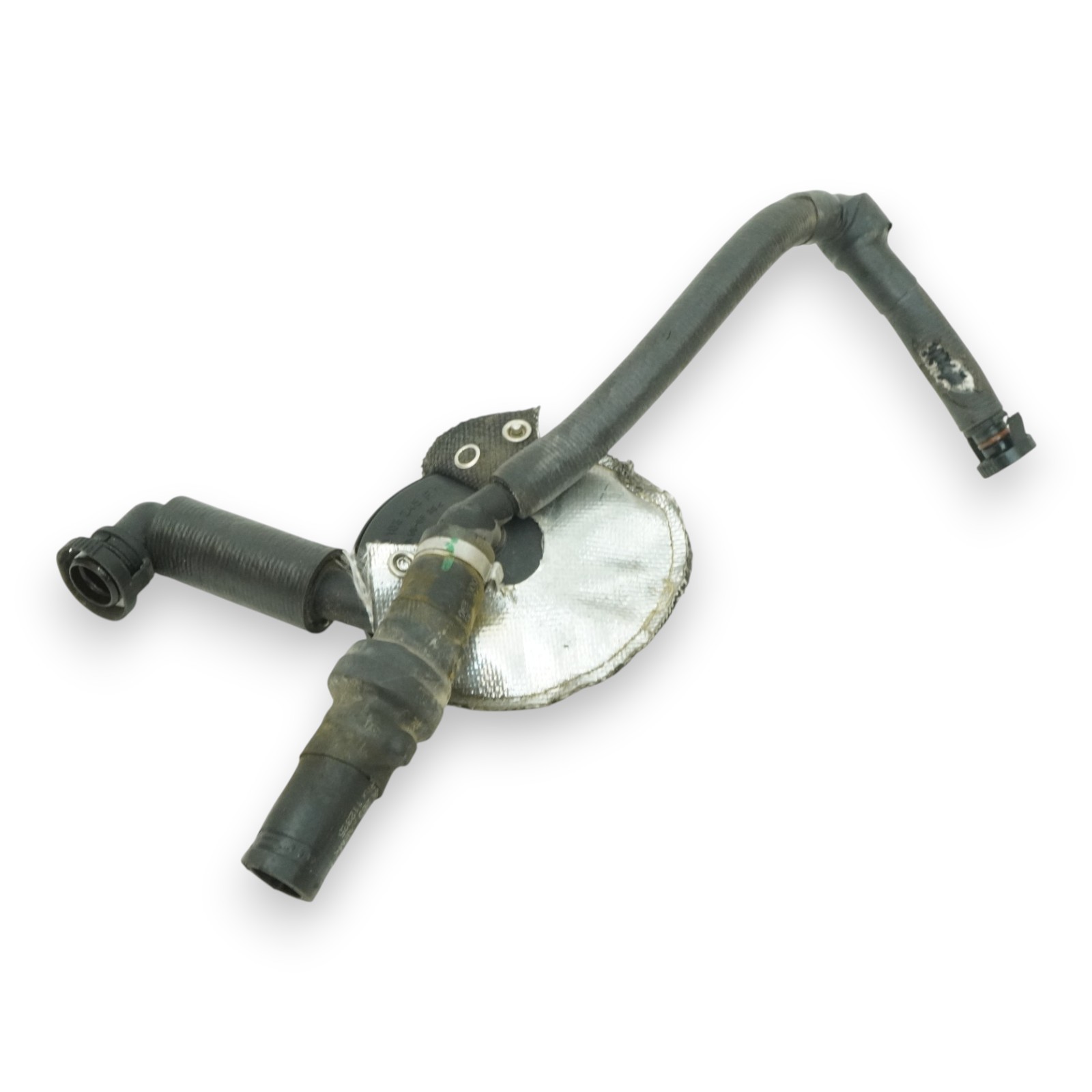 03-06 Bentley Continental GT GTC 6.0L Oil Separator W Hose Pipe Left 07D103245