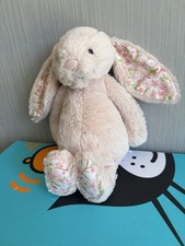 Jellycat Blossom Bashful Blush Bunny Cherry, Small Displayed Excellent Condition