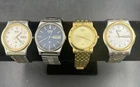 Seiko & Citizen Lot Of 4 Mens Vintage Quartz Wrist Watches, Sports, Analog +More