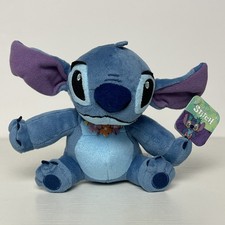 DIsney Hawaiian Lei Stitch Plush Toy 6 Lilo Stitch New w/Tag