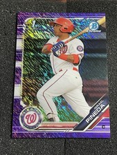 2019 Bowman Chrome #BCP-247 Israel Pineda Prospects Purple Shimmer Refractor