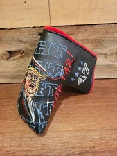 Hatch Golf Donald Trump Fight for Par Blade Putter Headcover Brand New