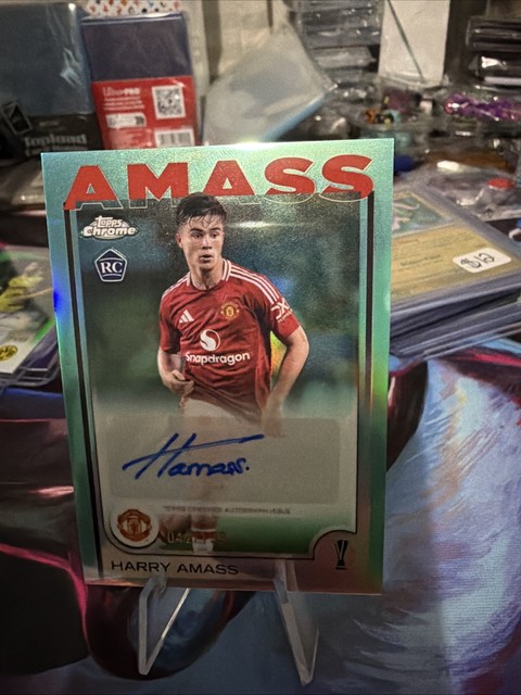2024-25 Topps Chrome UEFA Club Competitions - Chrome Autographs Harry Amass...