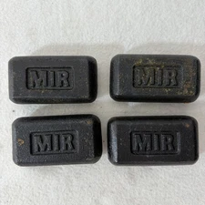 Set of 4 MIR Pro 3lb Vest Weights Blocks Weights Only 12lbs Total