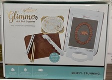 Spellbinders Glimmer Hot Foil Machine W/Foiling Carrier Sheets Free Shipping