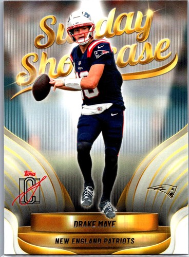 2025 Topps Signature Drake Maye Base (RAW)
