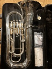 Yamaha YEP-321 Euphonium Silver Plated Bb 4-Valve with Mouthpiece
