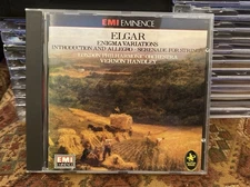 ELGAR - Enigma Variations / Intro & Allegro HANDLEY LPO - Ex Con CD EMI Eminence