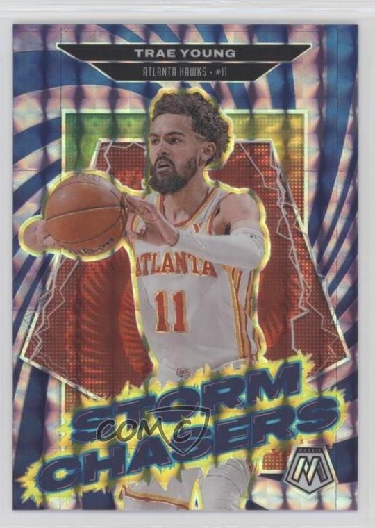 2024-25 Panini Mosaic Storm Chasers Trae Young #2 1bn9