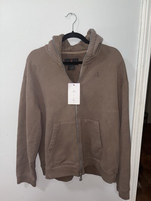 Jordan X Travis Scott Full Zip-Up Hoodie Brown DZ5500-275