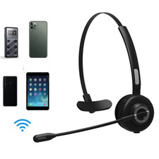 Wireless Headset With Microphone Bluetooth Headphone for Office Call Center Hand
