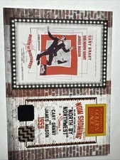 2012 GOLDEN AGE CARY GRANT/JAMES MASON #6 *2X RELIC* MINI MOVIE POSTER (5X7)
