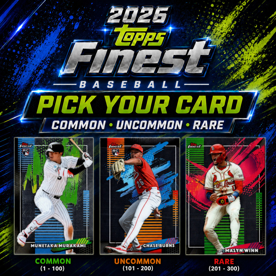 2026 Topps Finest Baseball 1-300 Pick Your Card Common Uncommon Rare RC
