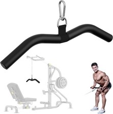 Upgraded LAT Pulldown Bars, 19" Pull Down Bar Attachments for Home Gym,...