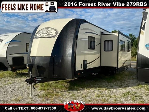 16 Forest River Vibe 279RBS Travel Trailer Towable RV Huge Bathroom Camper Slide