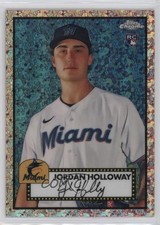 2021 Topps Chrome Platinum Anniversary 27/75 Jordan Holloway #110 1u6