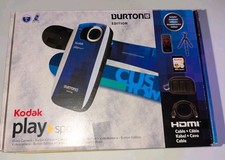 Digital Camcorder Kodak Burton Edition PlaySport ZX5 Waterproof Shockproof Blue