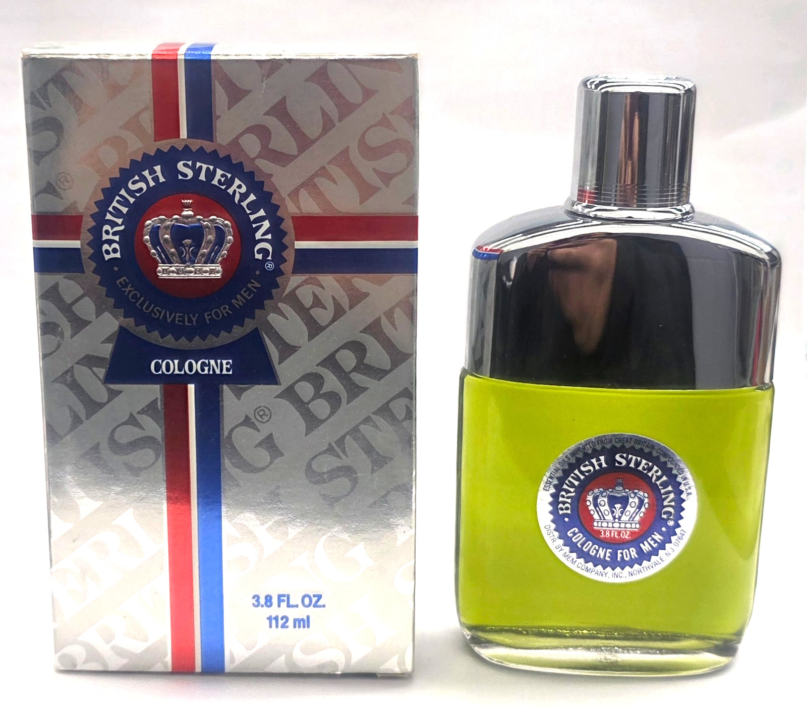 NEW Dana British Sterling 3.8oz Men's Eau de Cologne Splash