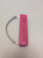Nintendo Wii Controller RVL-036 OEM Wii Remote Motion Plus Pink Tested Working