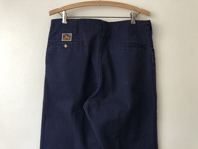 VTG 90s Ben Davis Frisko Jeans Wide Leg Baggy Workwear Pants Faded