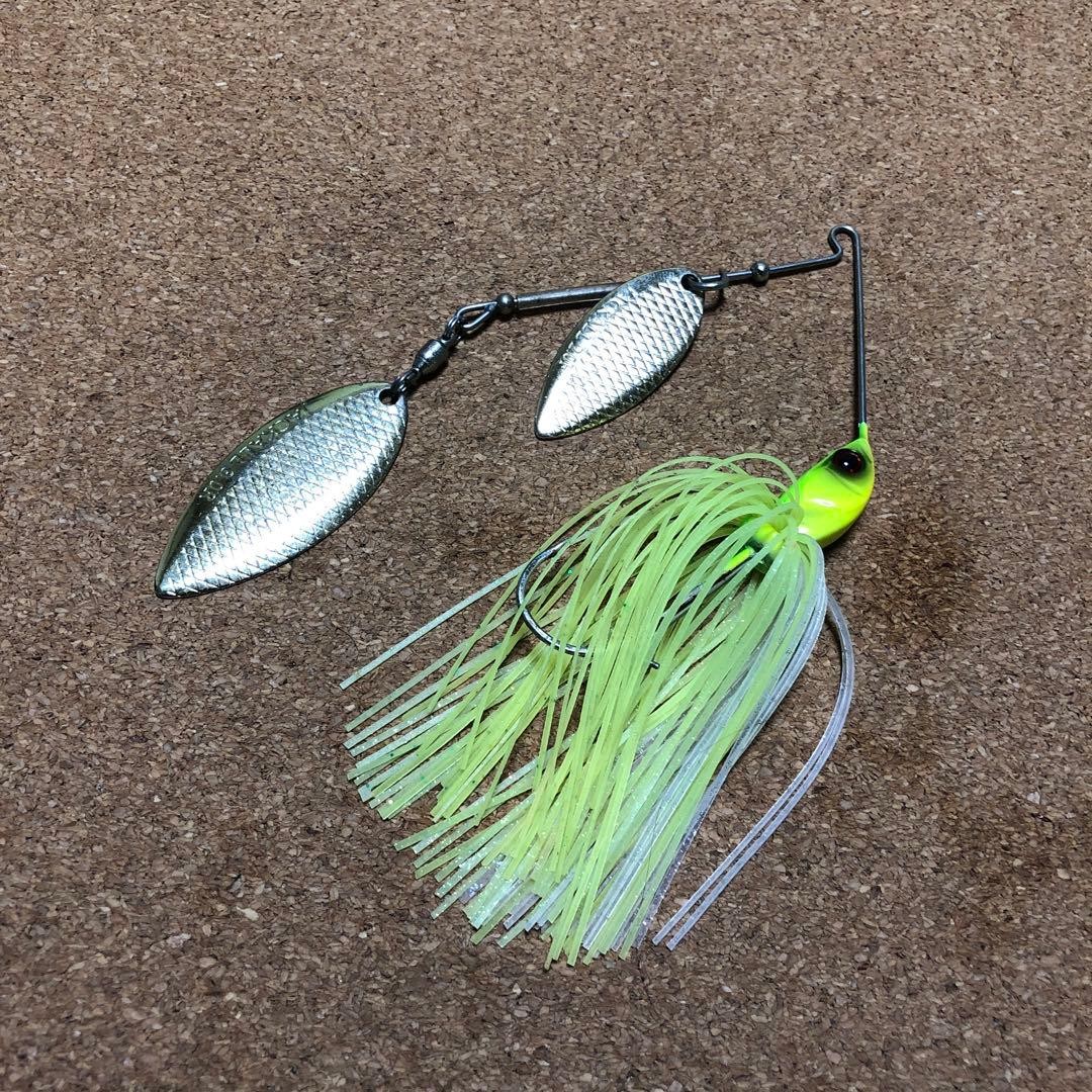 JACKALL Dooon Spinnerbait Set 23g Pink/Black/White Fishing Lures, Used - Image 9