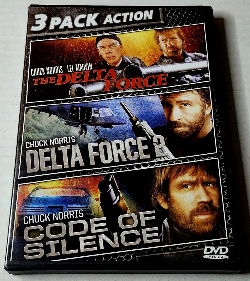 Chuck Norris 4-Movie DVD Lot – Good Condition, Free Shipping - Image 2 of 4