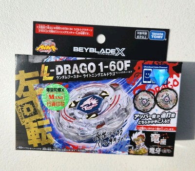 Takara Tomy Lightning L-Drago 1-60F Random Booster Beyblade X BX-00 With Beycode