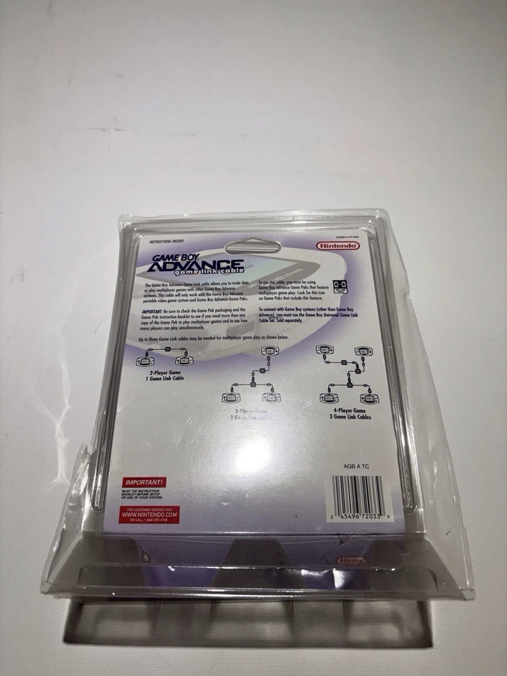 Nintendo Game Boy Advance Game Link Cable Gameboy OEM NEW Factory Sealed  - Image 3 of 4