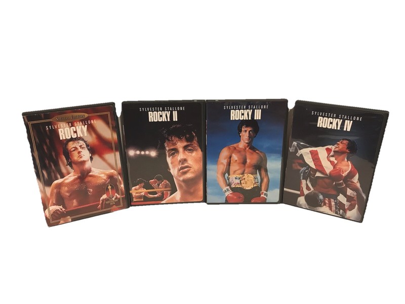 Rocky DVD Series Lot of First Four Movies