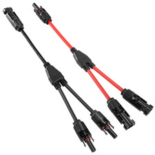 Solar Y-Splitter Branch Parallel Connector Adapter MMF and FFM 1 Pair Photovolta