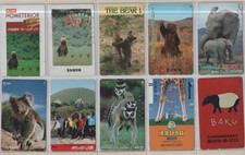 LOT de 100 télécartes DIFFERENTES JAPON - ANIMAUX  - ANIMALS JAPAN phonecards