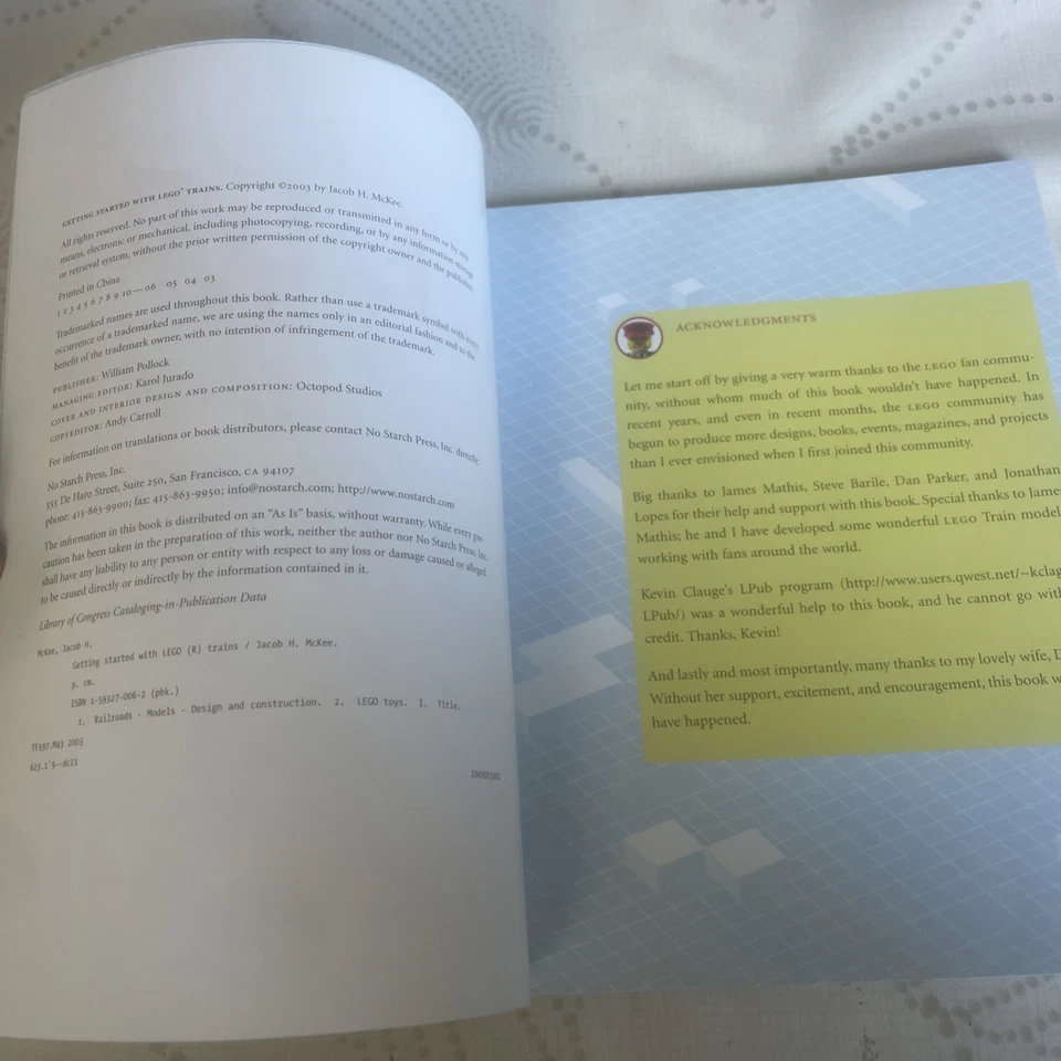 Getting Started with LEGO Trains by Jacob H. McKee (2004, Trade Paperback) - Image 4 of 4