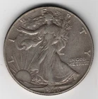1946 P WALKING LIBERTY HALF-DOLLAR 90% SILVER PENSYLVANIA.50¢ UNITED STATES