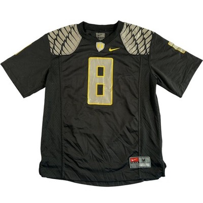 Nike Oregon Ducks NCAA Trikot Jugend Medium schwarz #8 Retro Football Shirt