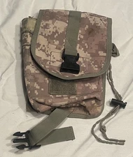 ACU Ammo Utility Pouch Carrying Case Ammunition Molle 8” x 6” x 4” Army Digital