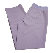 FIGS Livingston Scrub Pants Womens Small Petite Lavender Stretch Drawstring
