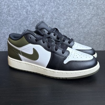 Nike Air Jordan 1 Low Medium Olive Kinder GS Gr Eu 38 Kids Grün