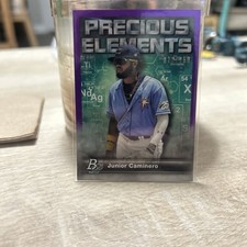 2023 Bowman Platinum - Precious Elements Junior Caminero #PE-2 Purple /250 (RC)