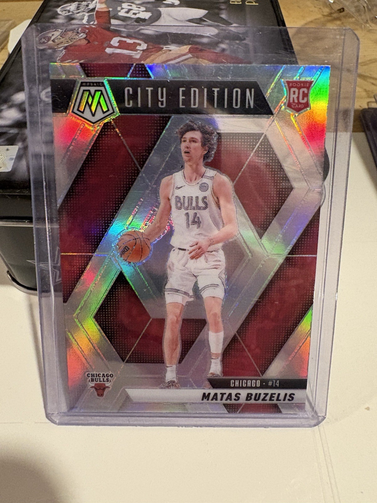 2024-25 Panini Mosaic City Edition Silver Prizm Matas Buzelis #273 (RC)