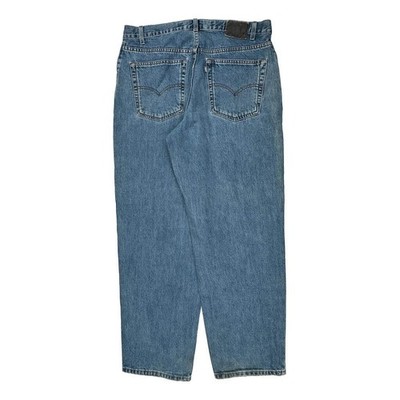Levis Silver Tabs Baggy Jeans - 36W 32L Blue Cotton