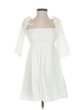 Reformation Women White Casual Dress 2