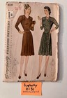 Simplicity 4131 Rare Vintage 1930’s Misses Dress Size 14 Bust 32 Uncut — photo 1