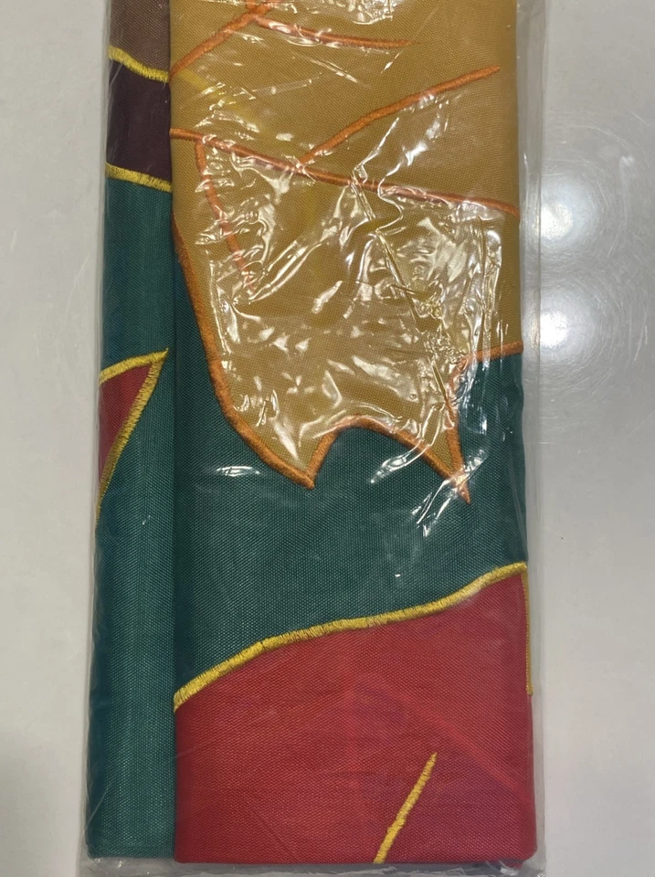 Nuevo Sellado Colección Corona Hojas de Otoño Casa Bandera Años 90’s 34x50 Otoño Foto 3 de 4